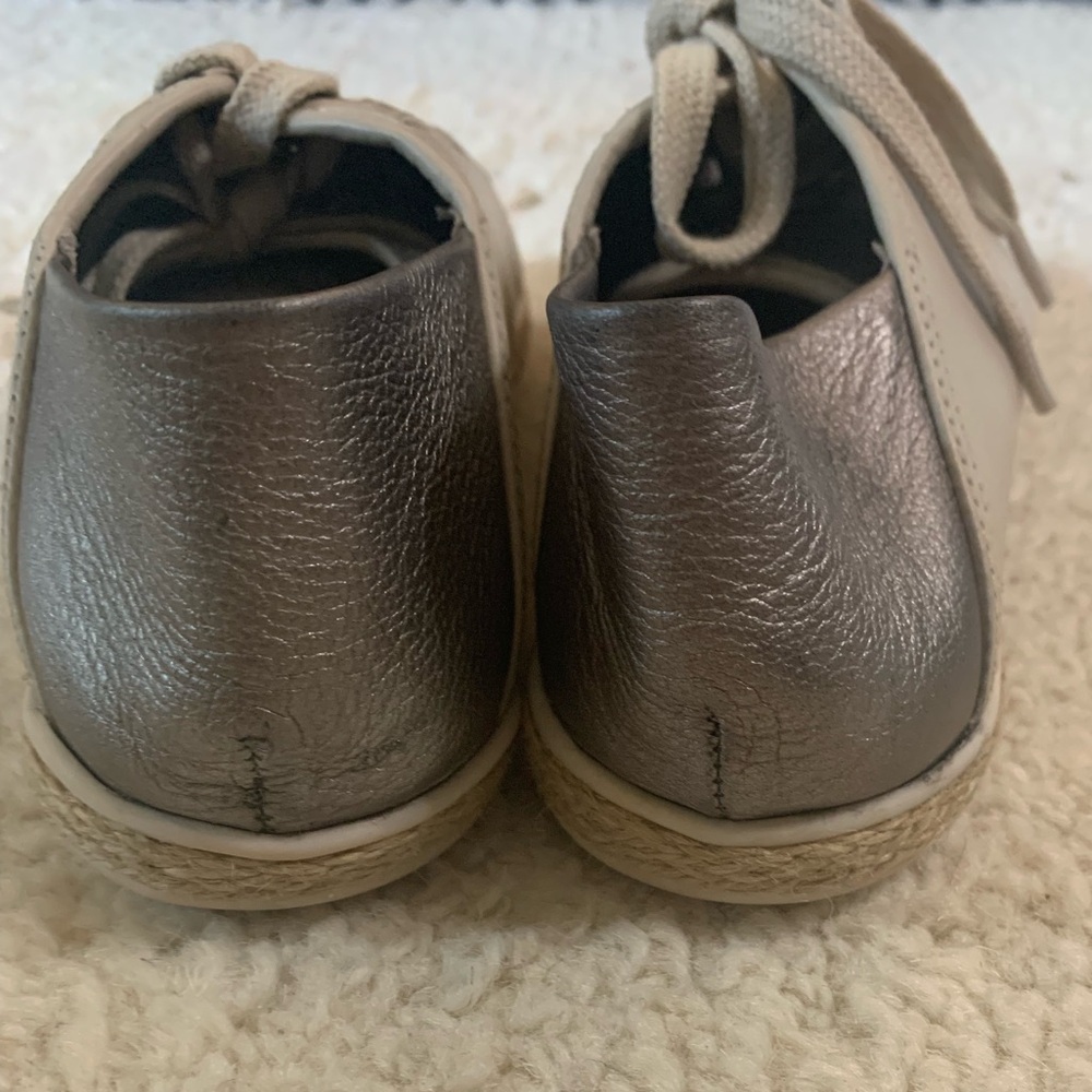 Chocolate Blu Leather Sneakers View 6